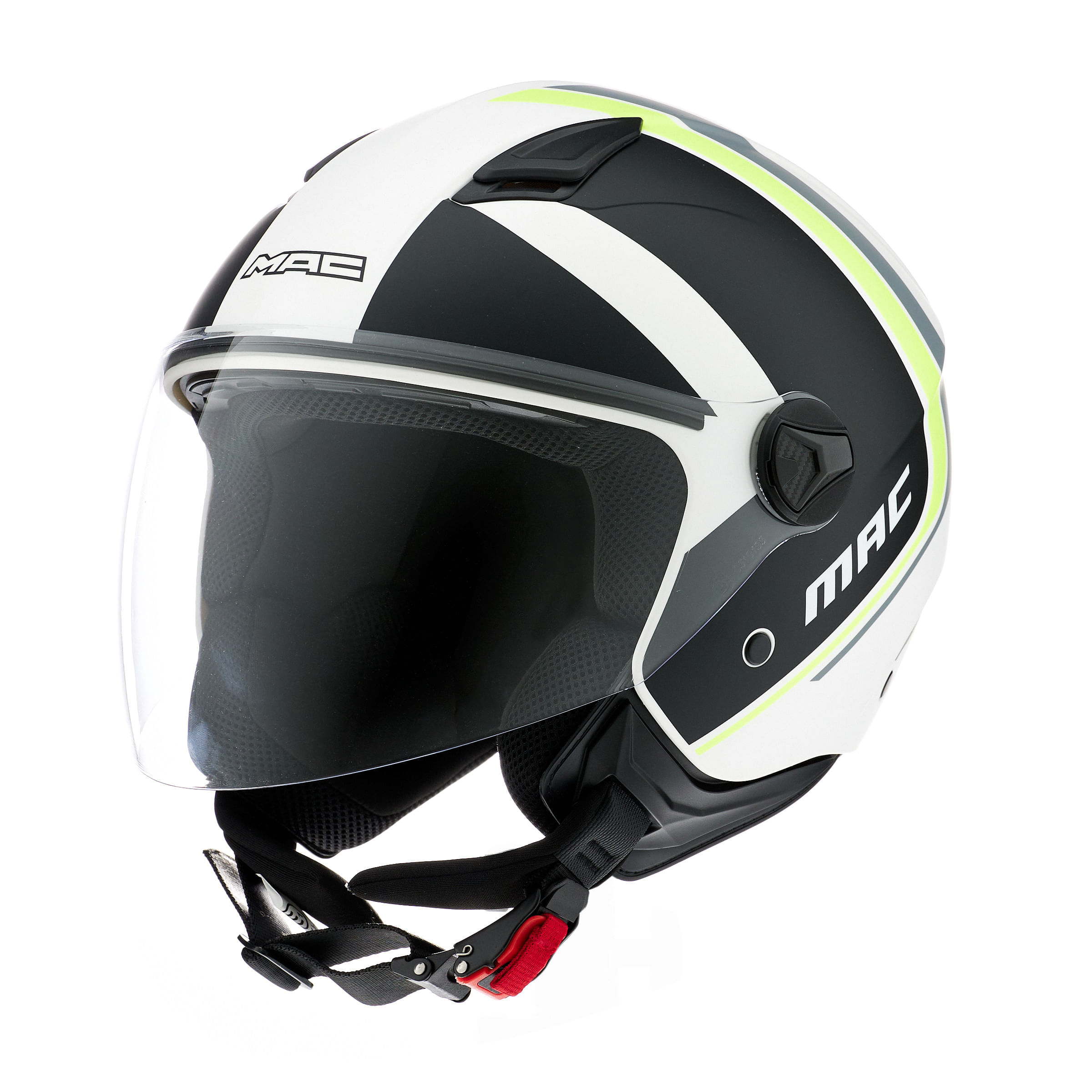 Casco MAC 721 Beat Cyrus Blanco / Gris / Mate