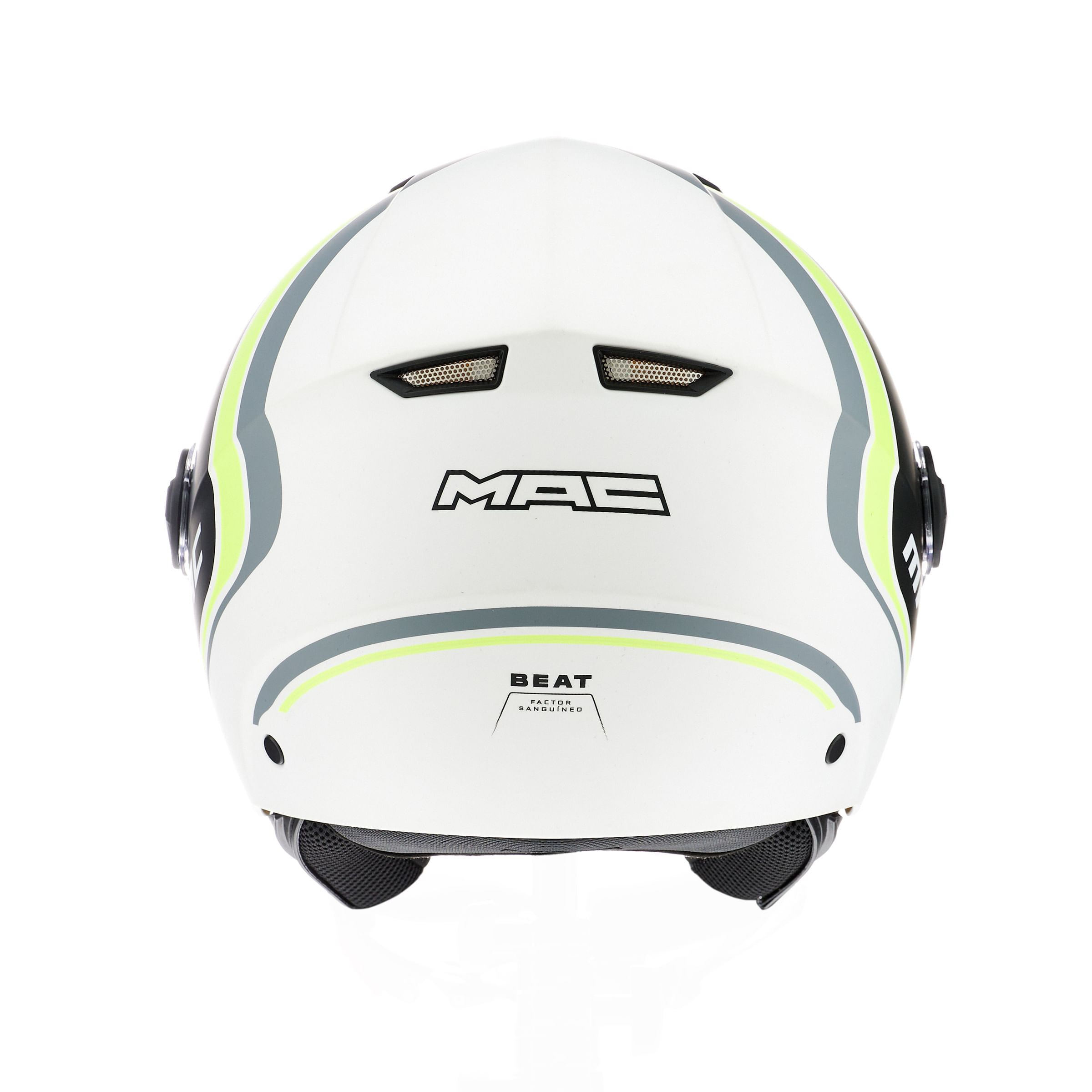 Casco MAC 721 Beat Cyrus Blanco / Gris / Mate
