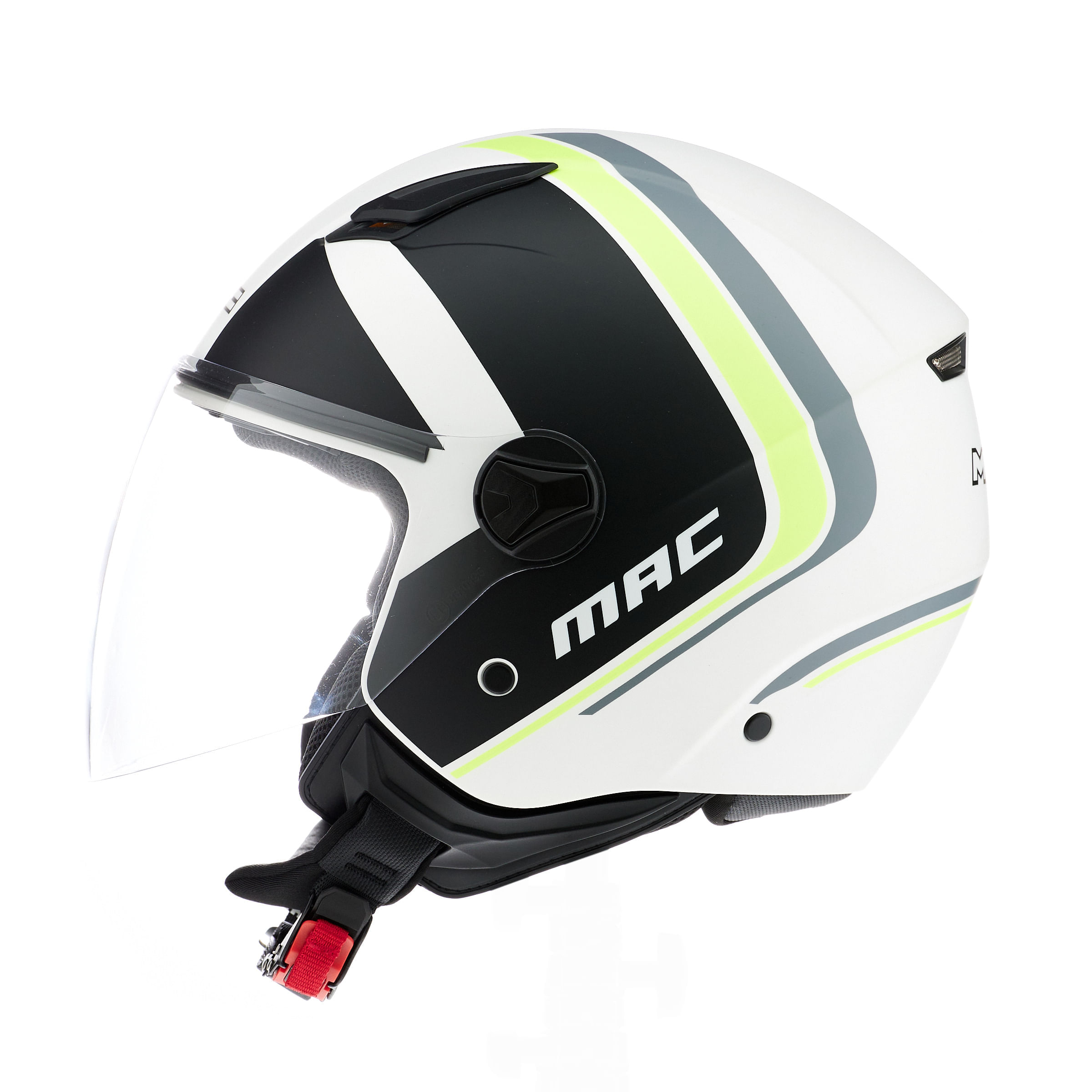 Casco MAC 721 Beat Cyrus Blanco / Gris / Mate
