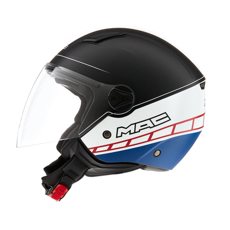 Casco MAC 721 Beat Strada Azul / Blanco / Mate