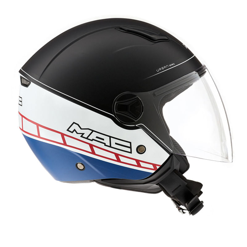 Casco MAC 721 Beat Strada Azul / Blanco / Mate