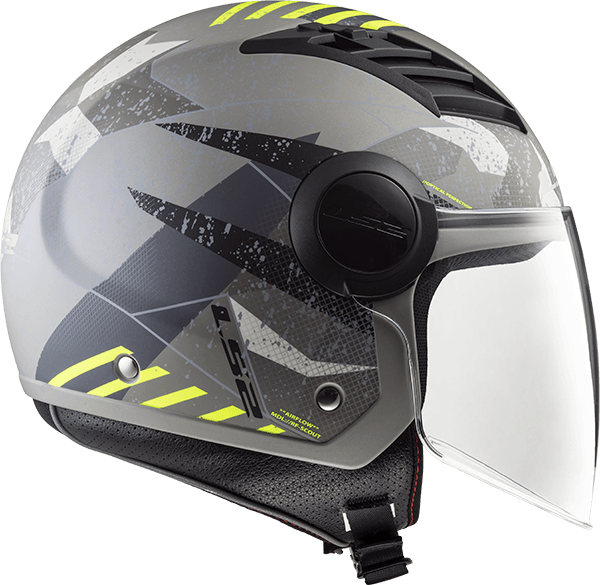 Casco LS2 562 Airflow Camo Amarillo / Negro / Mate