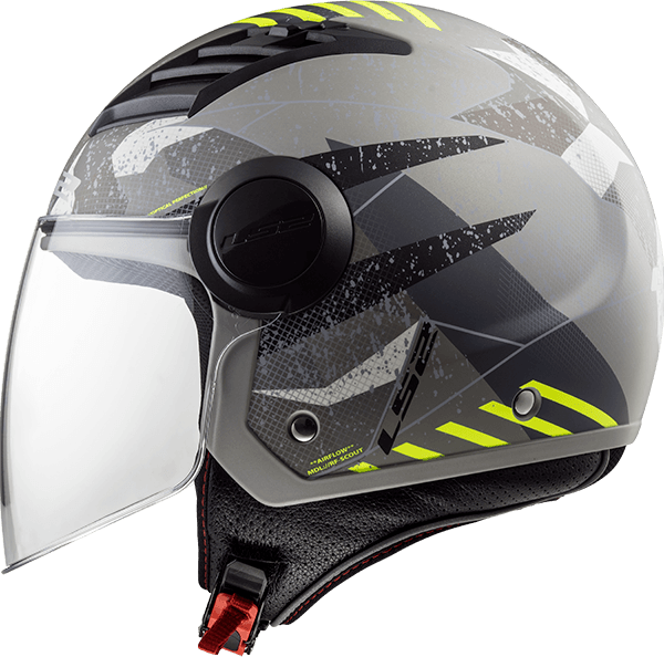 Casco LS2 562 Airflow Camo Amarillo / Negro / Mate