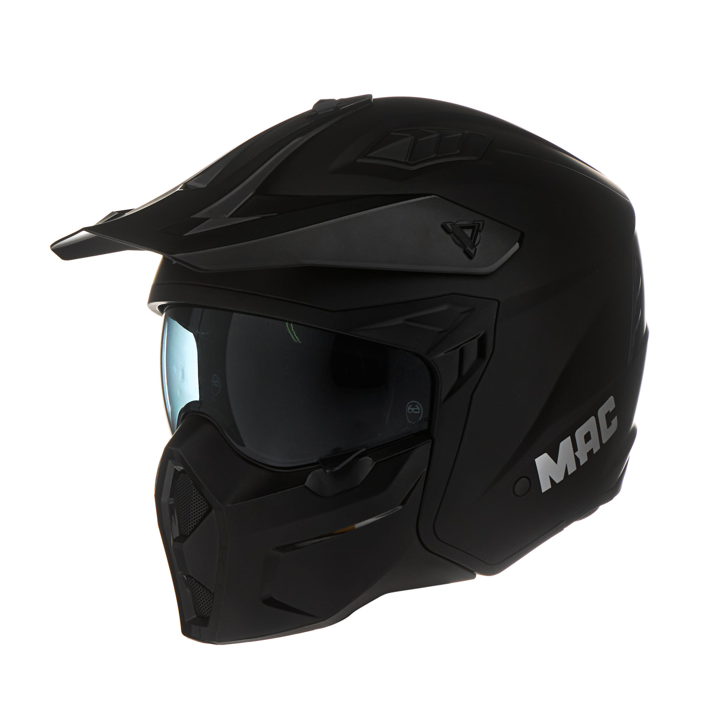 Casco MAC 001 Edge Solid Negro / Mate