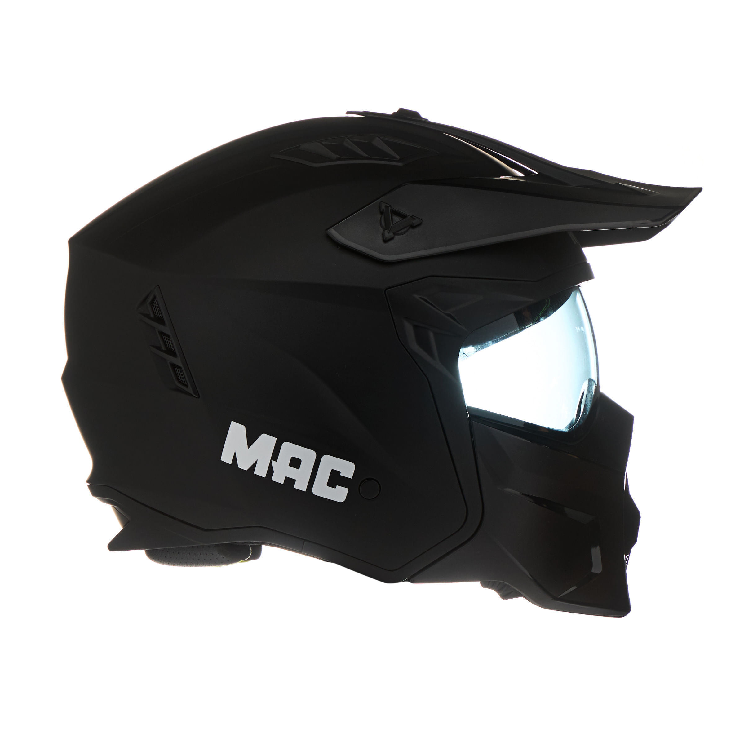 Casco MAC 001 Edge Solid Negro / Mate