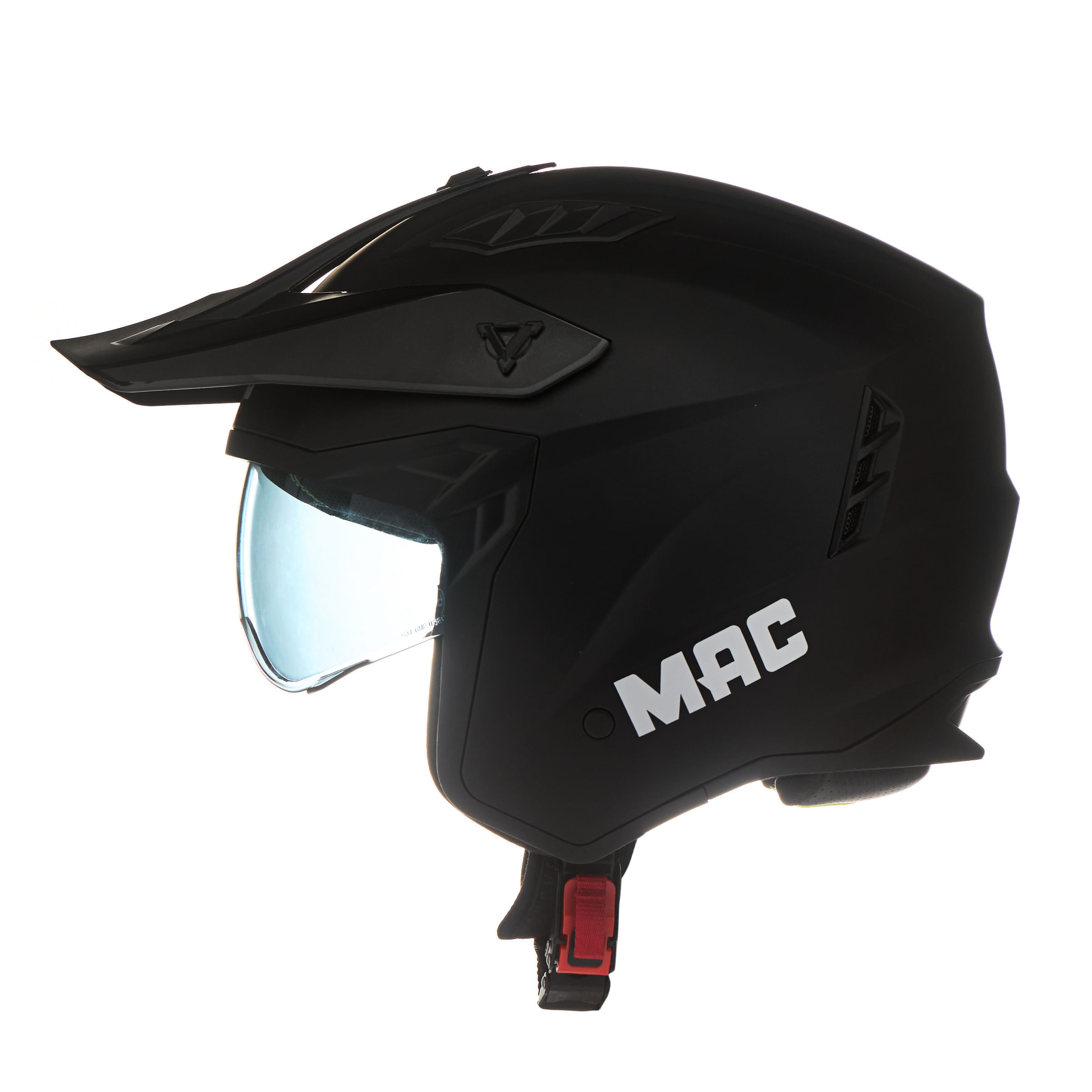 Casco MAC 001 Edge Solid Negro / Mate