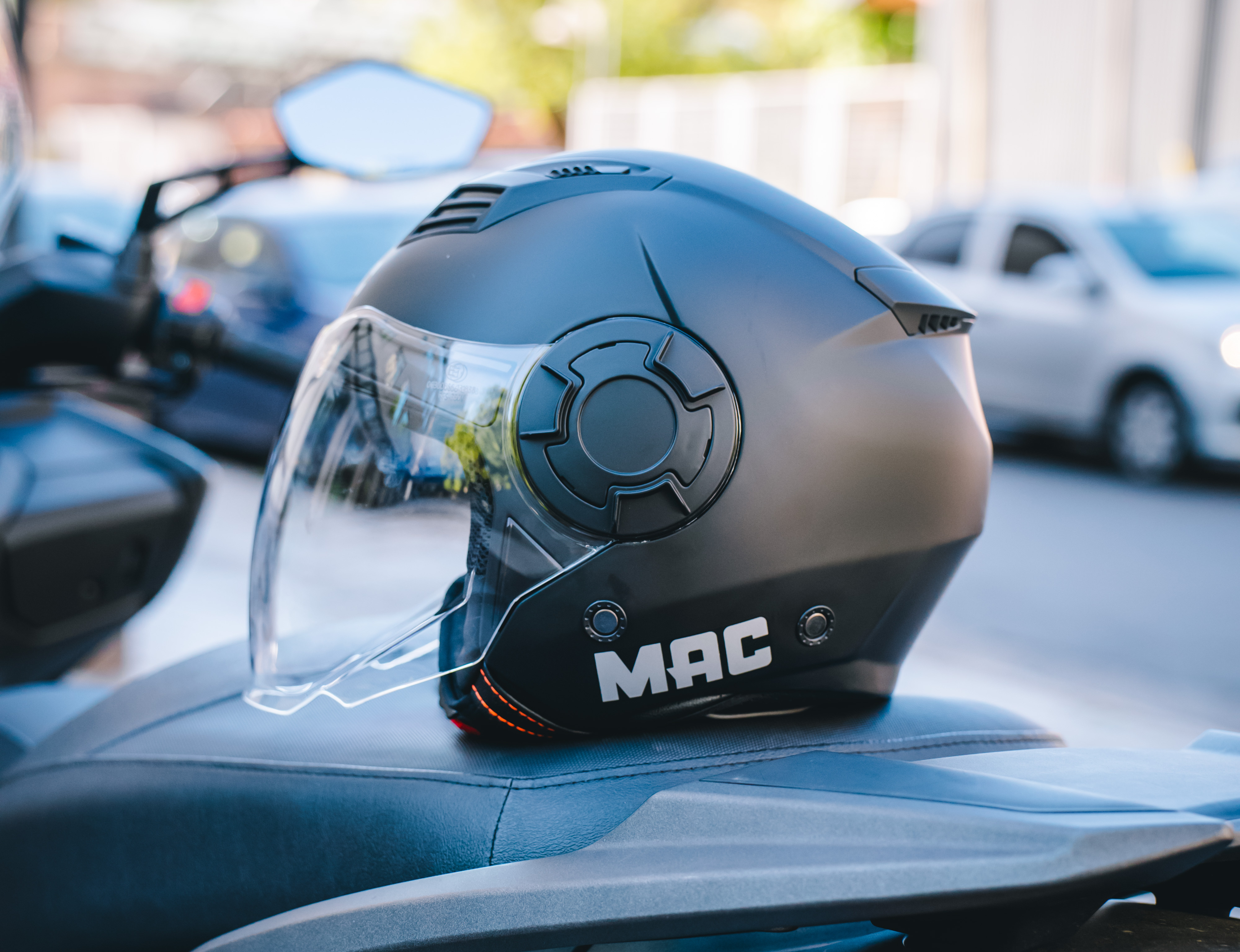 Casco MAC 766 Aerox Solid Negro / Mate