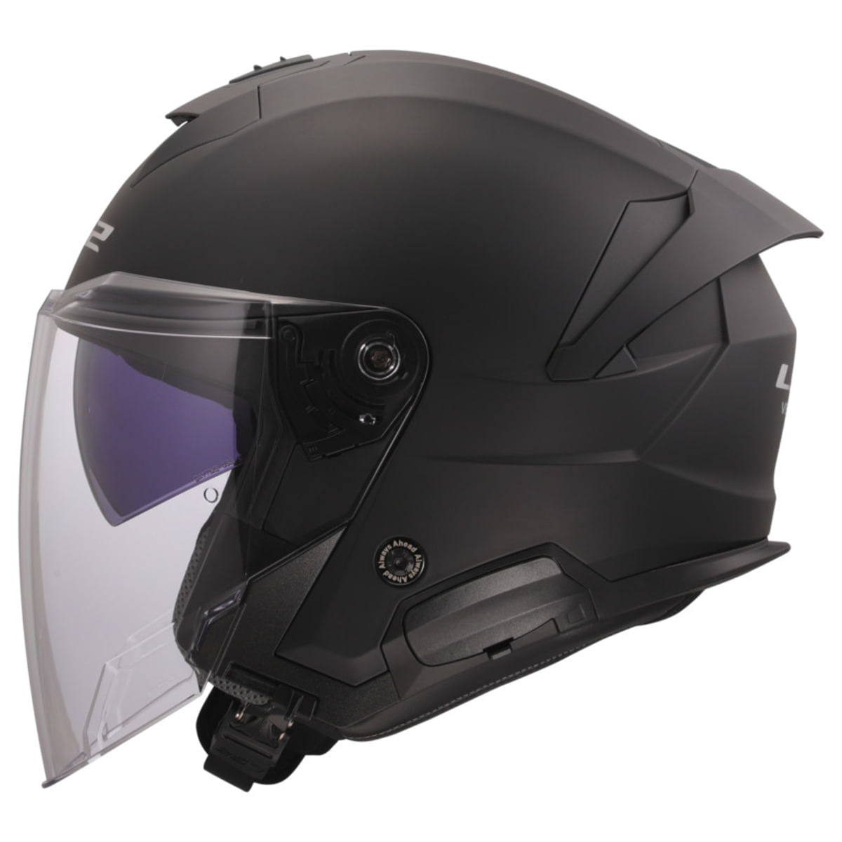 Casco LS2 618 Verso II Solid Negro Mate