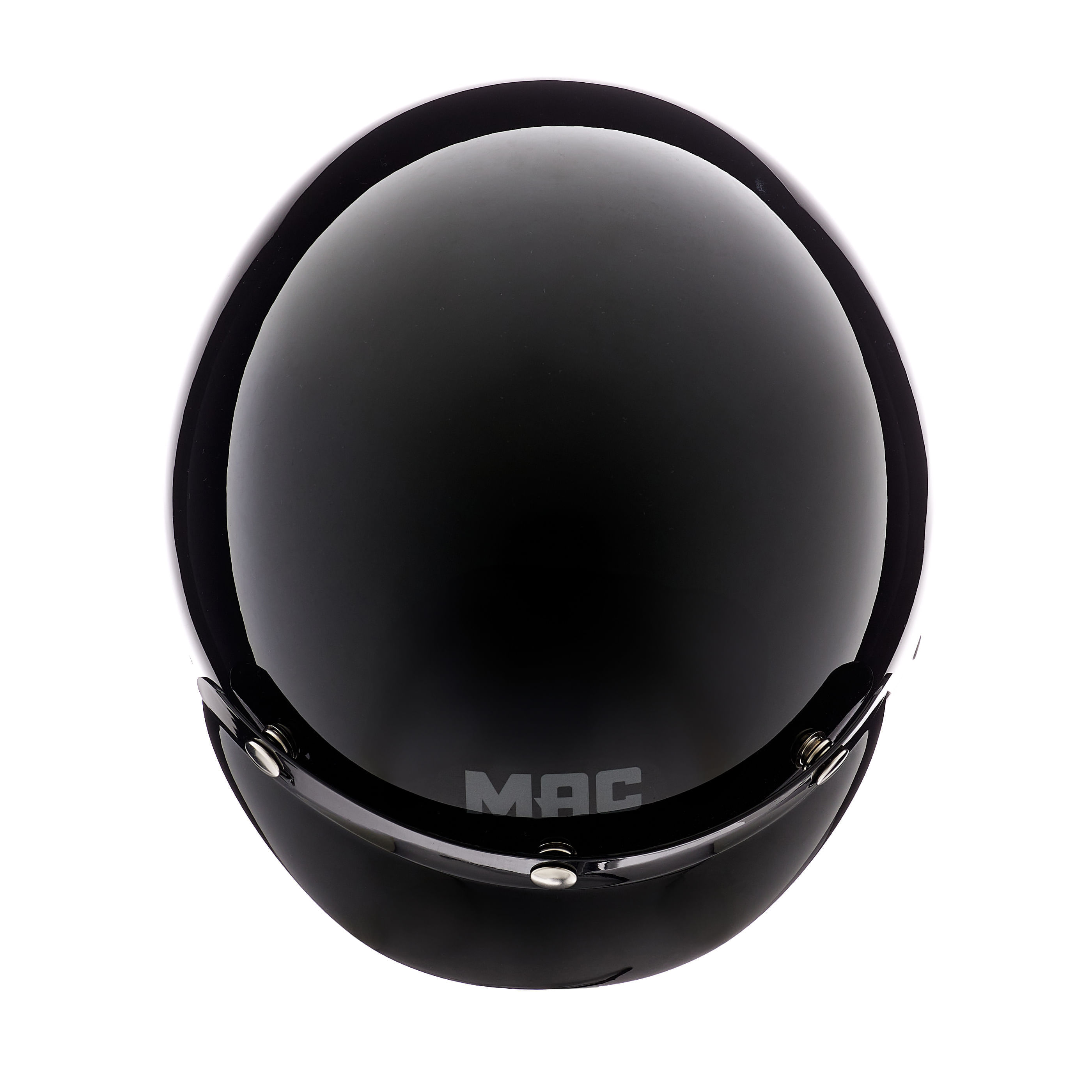 Casco MAC 181 Bowie Solid Negro / Brillo