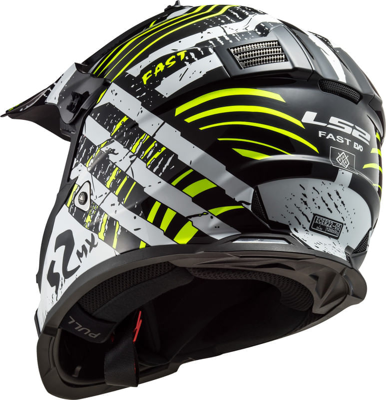 Casco LS2 437 Fast Verve Blanco / Negro / Mate