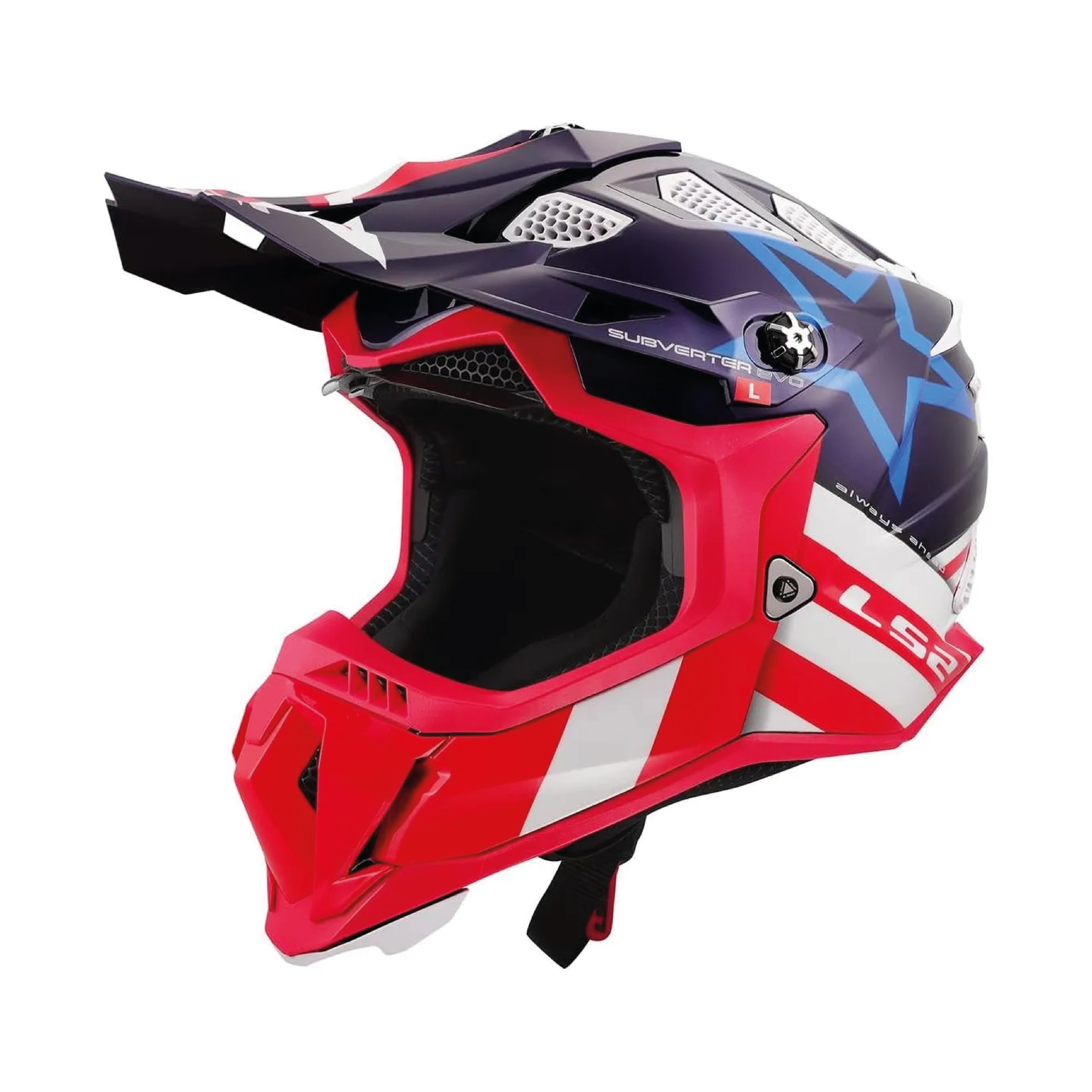Casco LS2 700 Subverter Constelation Rojo / Azul / Brillo