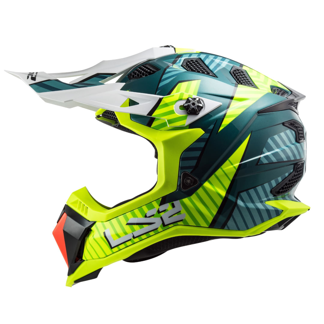 Casco LS2 700 Subverter Astro Amarillo / Verde / Brillo