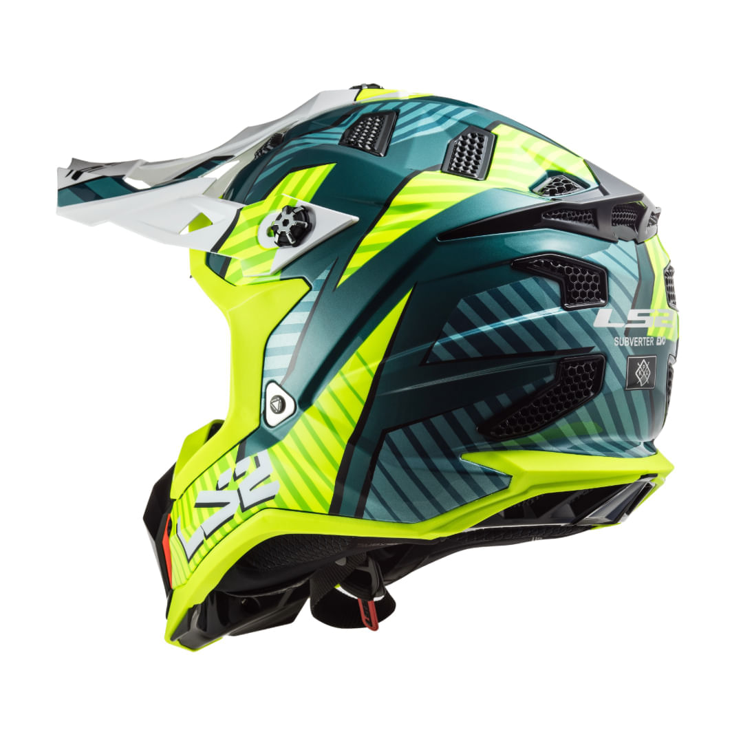 Casco LS2 700 Subverter Astro Amarillo / Verde / Brillo