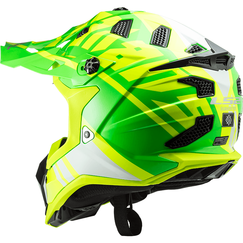 Casco LS2 700 Subverter Gammax Amarillo / Verde / Brillo