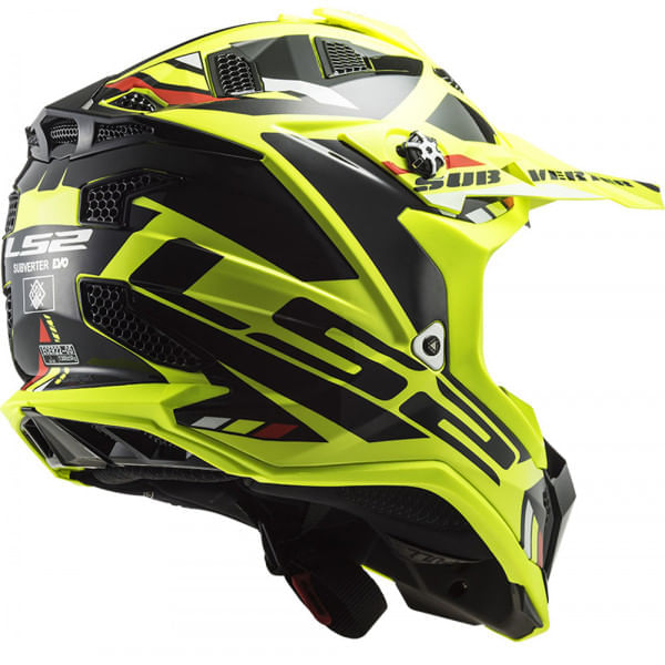 Casco LS2 700 Subverter Stomp Amarillo / Rojo / Mate