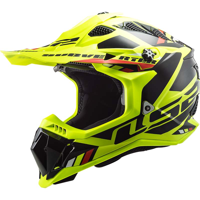 Casco LS2 700 Subverter Stomp Amarillo / Rojo / Mate