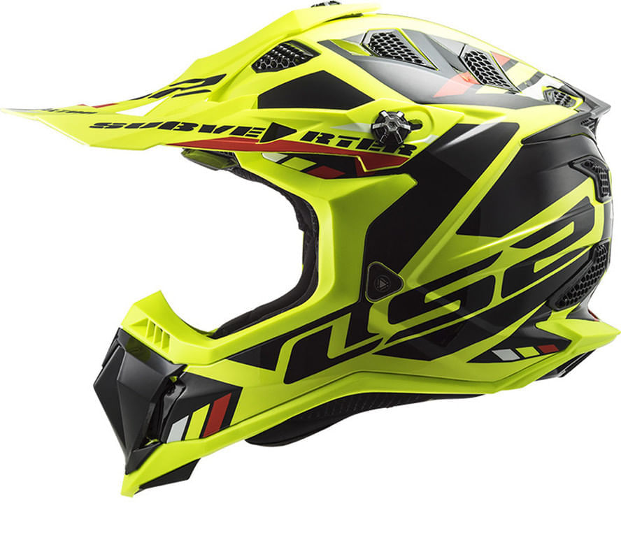 Casco LS2 700 Subverter Stomp Amarillo / Rojo / Mate