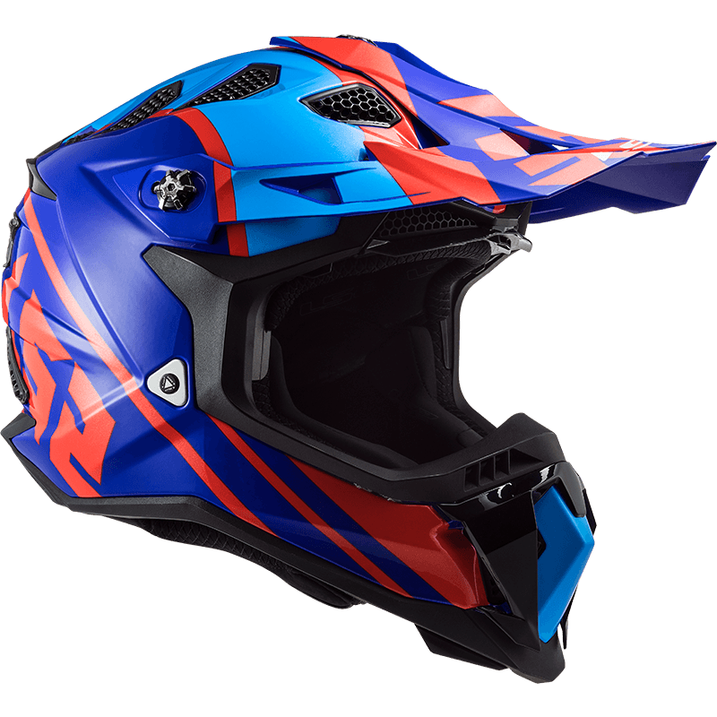 Casco LS2 700 Subverter Gammax Azul / Rojo / Brillo
