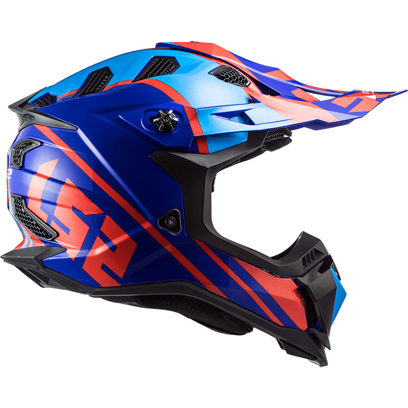 Casco LS2 700 Subverter Gammax Azul / Rojo / Brillo