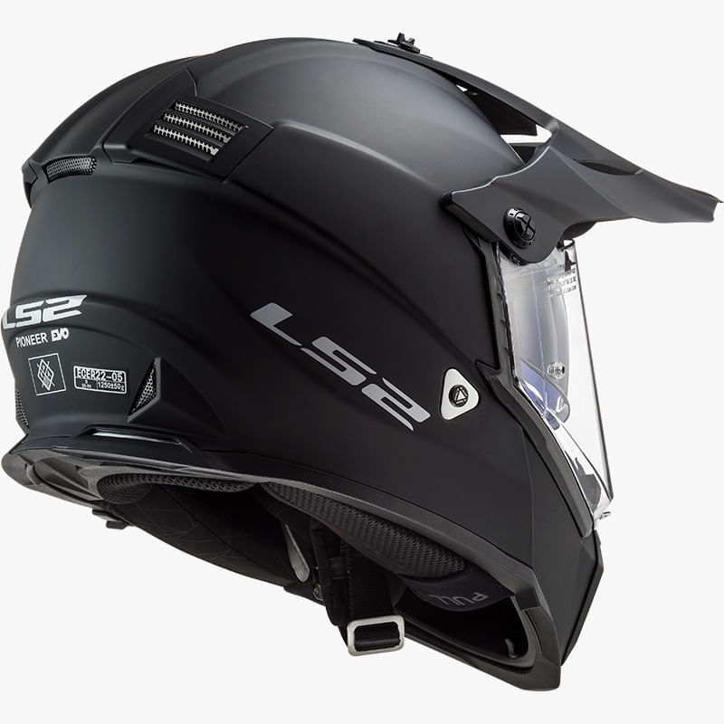 Casco LS2 436 Pioneer Solid Negro / Mate