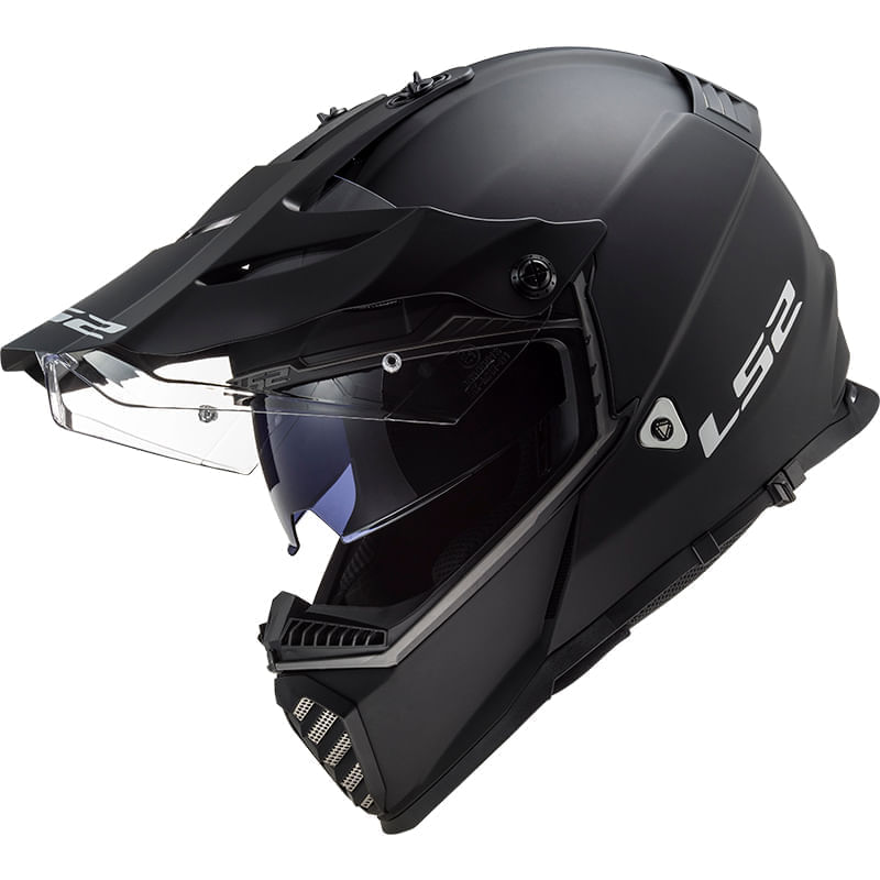 Casco LS2 436 Pioneer Solid Negro / Mate
