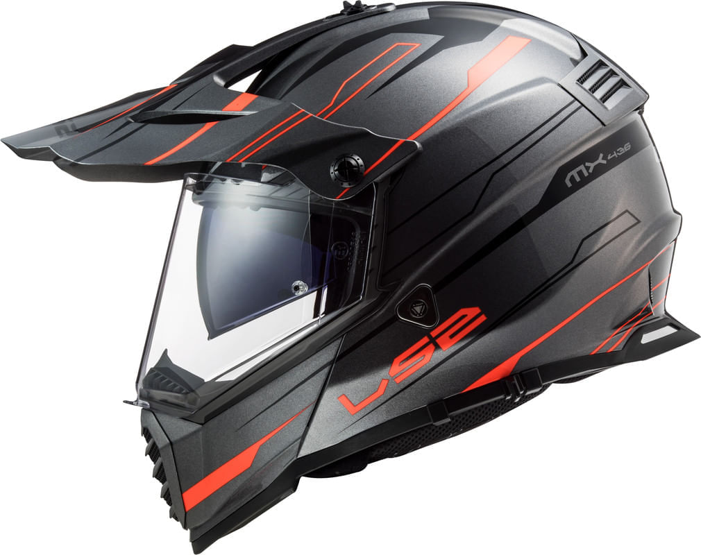 Casco LS2 436 Pioneer Knight Naranja / Mate