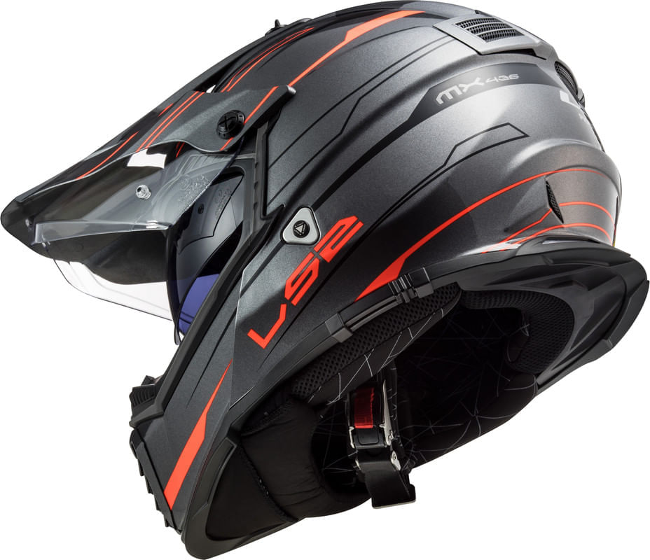 Casco LS2 436 Pioneer Knight Naranja / Mate