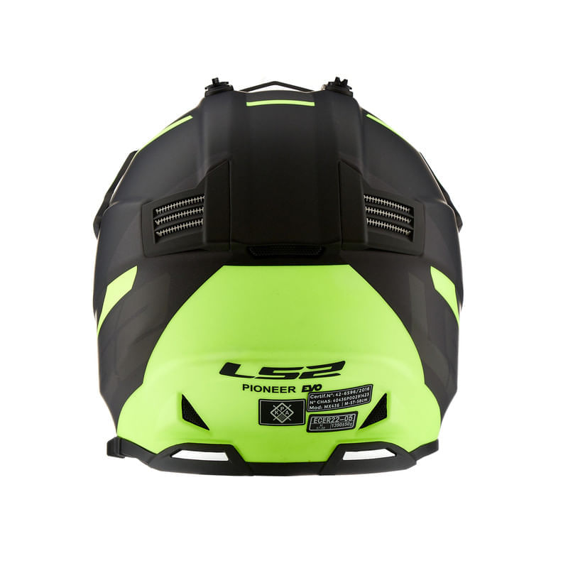 Casco LS2 436 Pioneer Router Amarillo / Negro / Mate