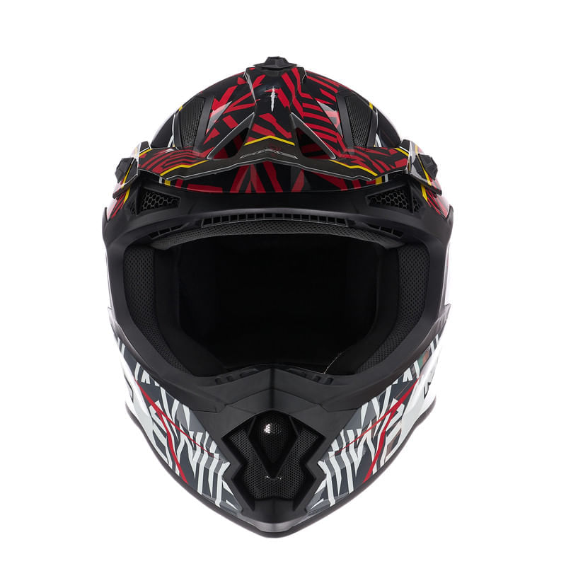 Casco MAC 609 Virtus Ressod Amarillo / Negro / Brillo