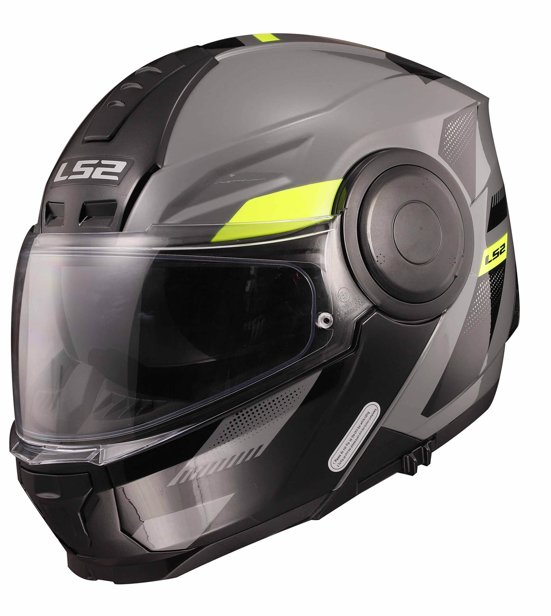 Casco LS2 902 Scope Max Amarillo / Gris / Brillo