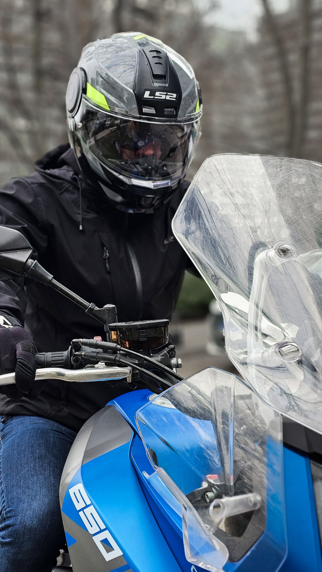 Casco LS2 902 Scope Max Amarillo / Gris / Brillo