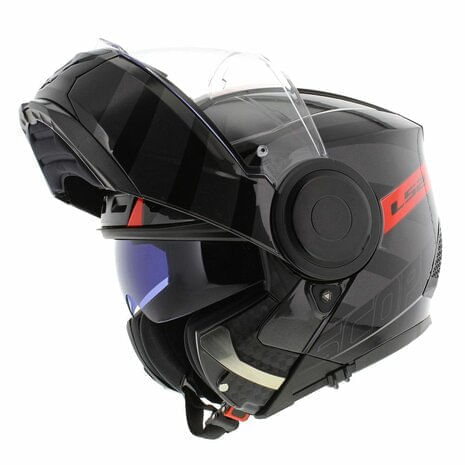 Casco LS2 902 Scope Hamr Negro / Rojo / Brillo