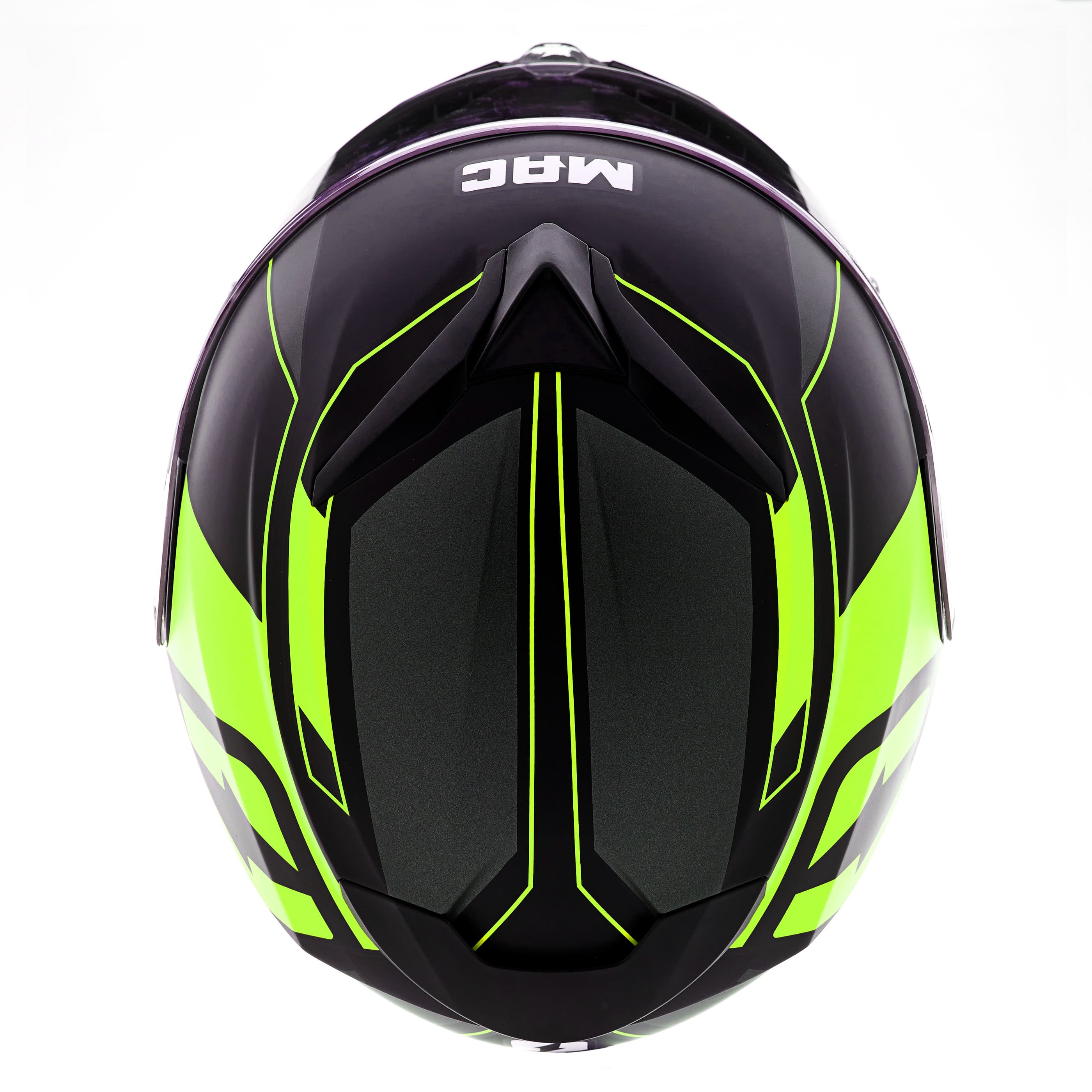 Casco MAC 908 Rock Ray Amarillo / Negro / Mate