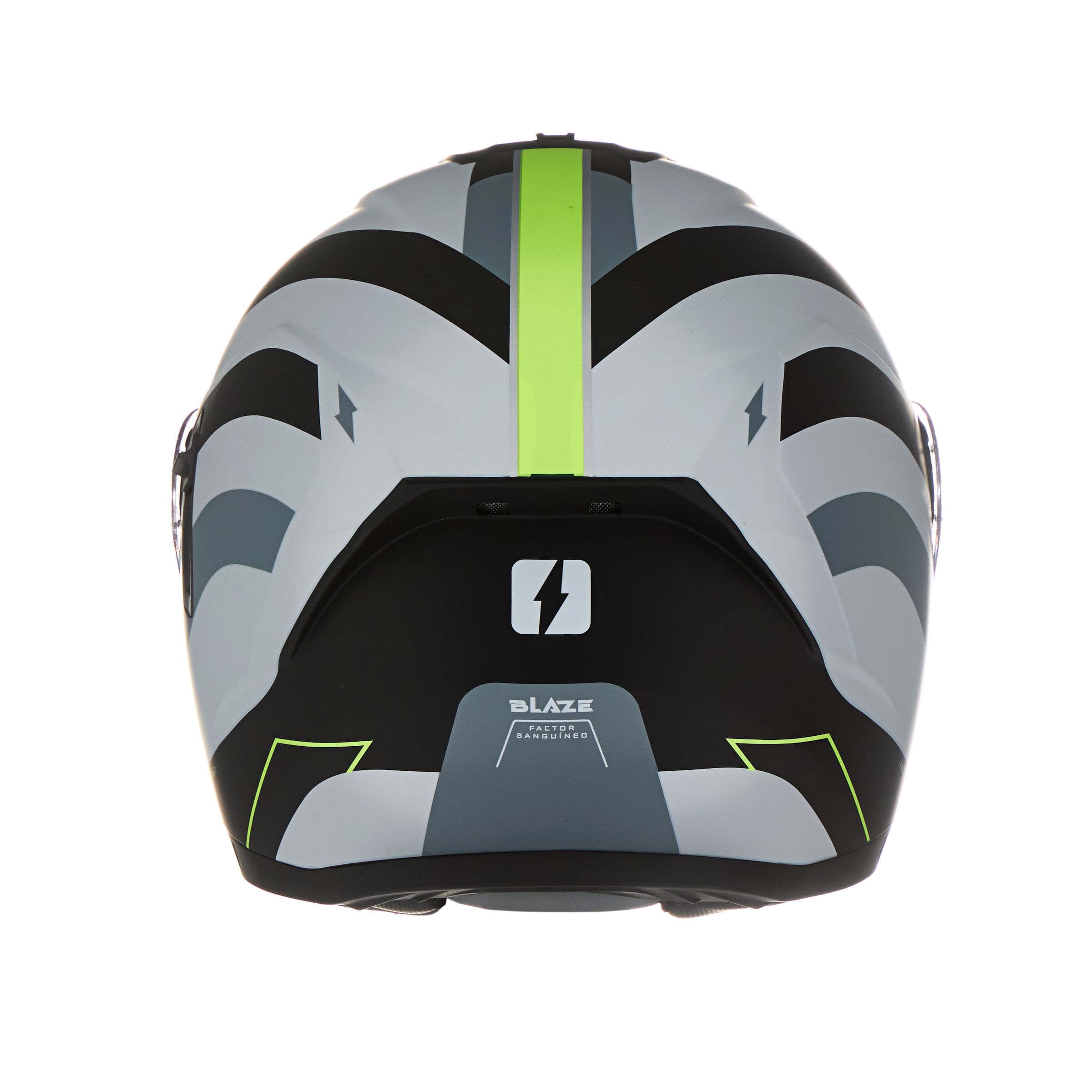 Casco MAC 166 Blaze Arkad Gris / Amarillo / Mate