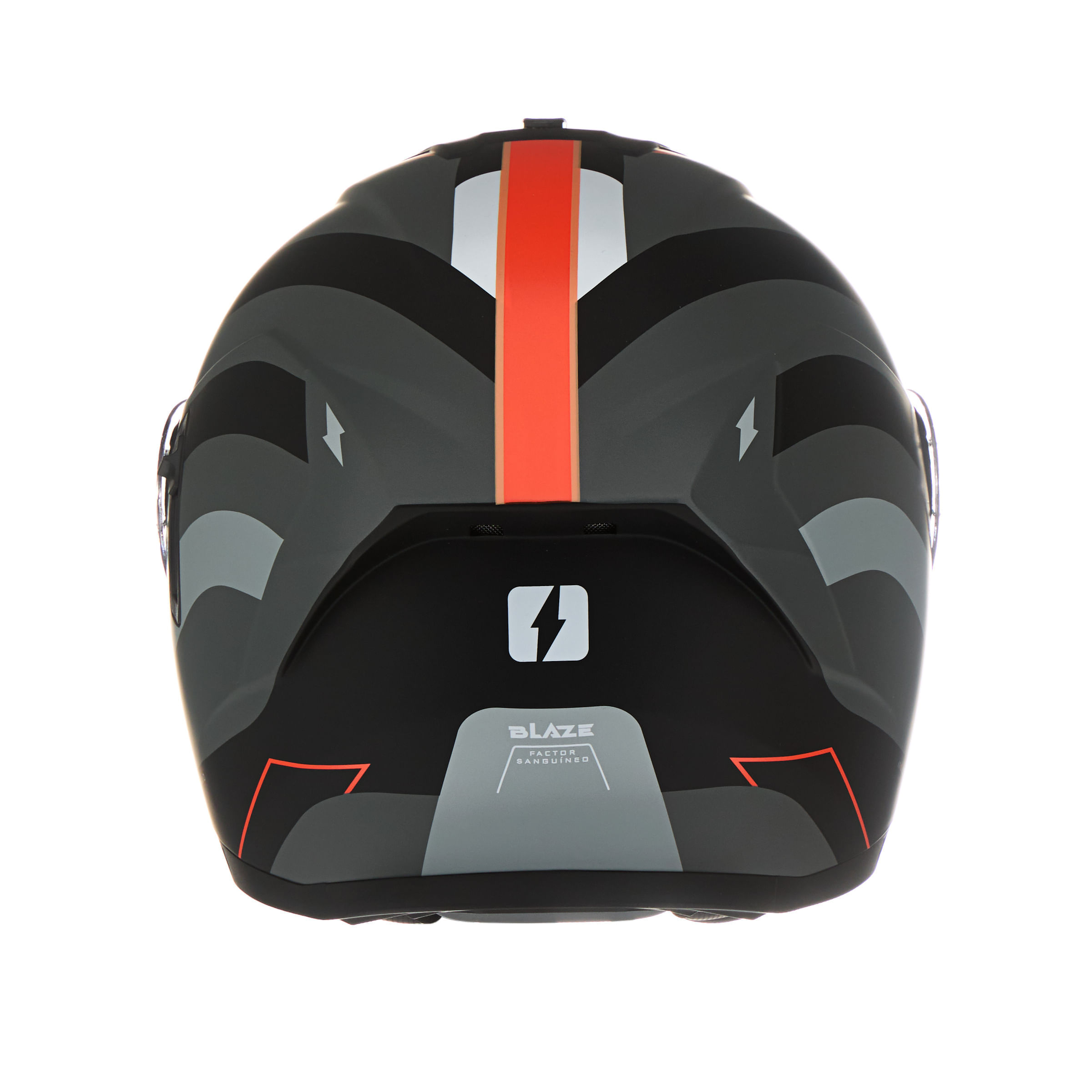 Casco MAC 166 Blaze Arkad Negro / Rojo / Mate