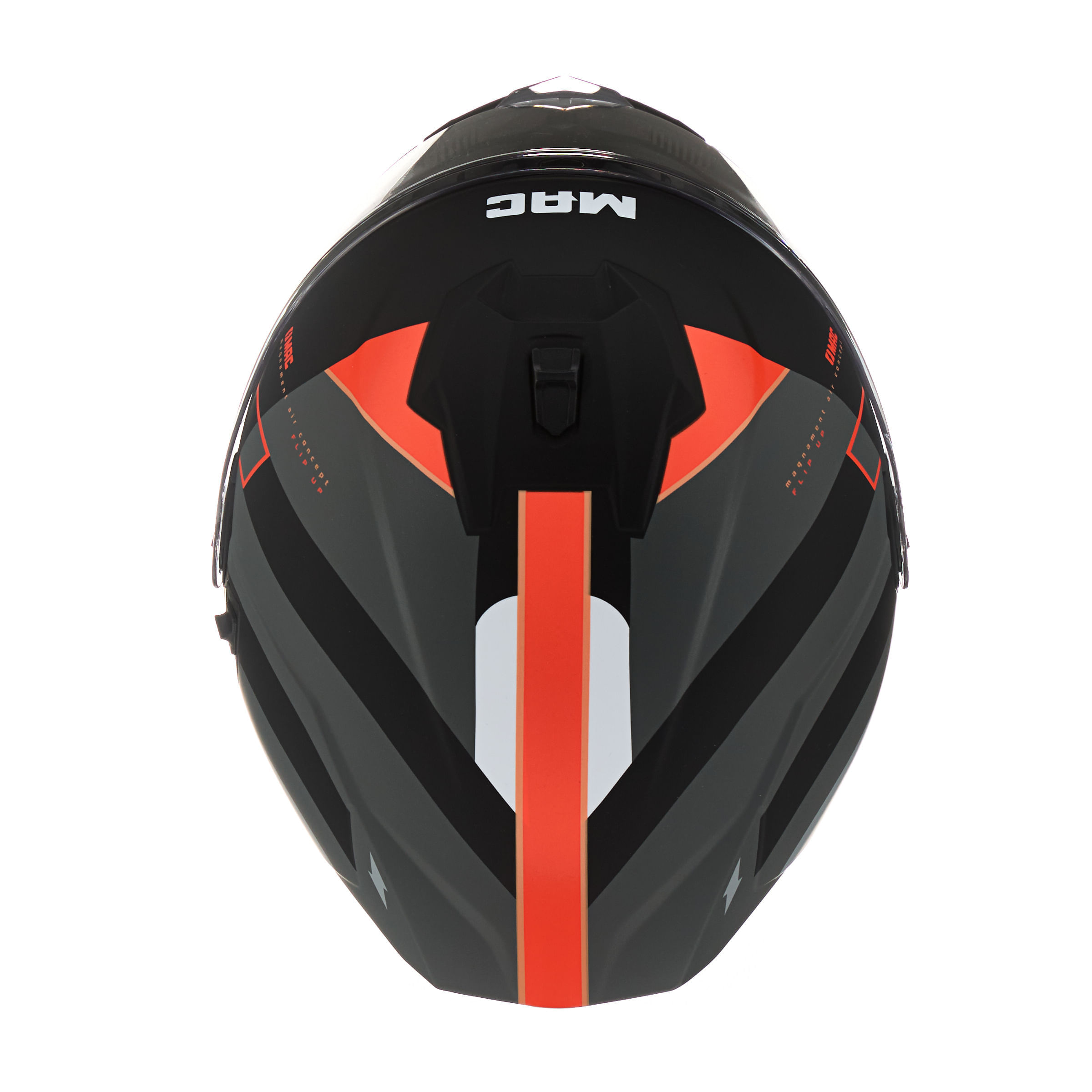 Casco MAC 166 Blaze Arkad Negro / Rojo / Mate