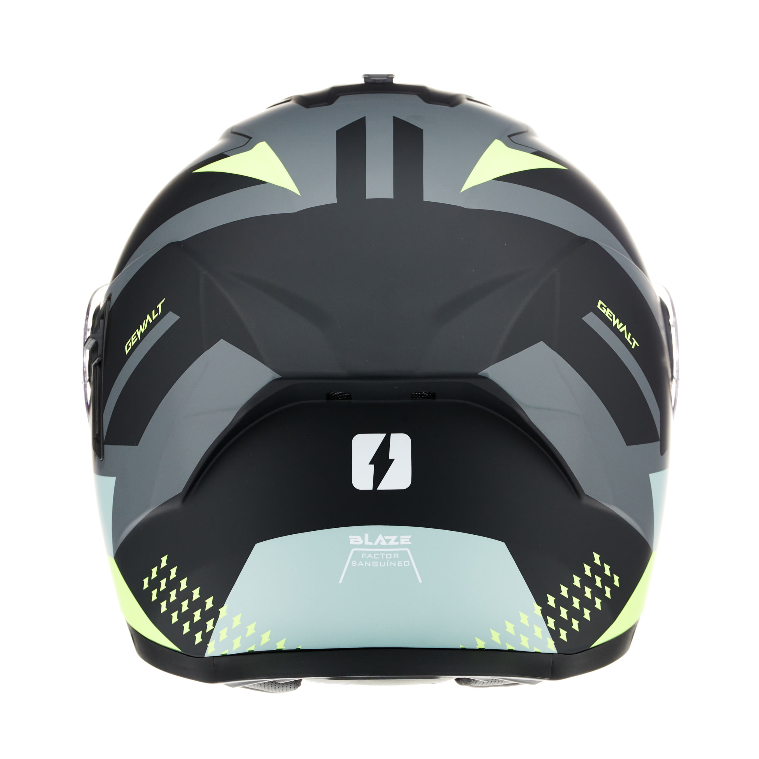 Casco MAC 166 Blaze Gewalt Gris / Amarillo / Mate