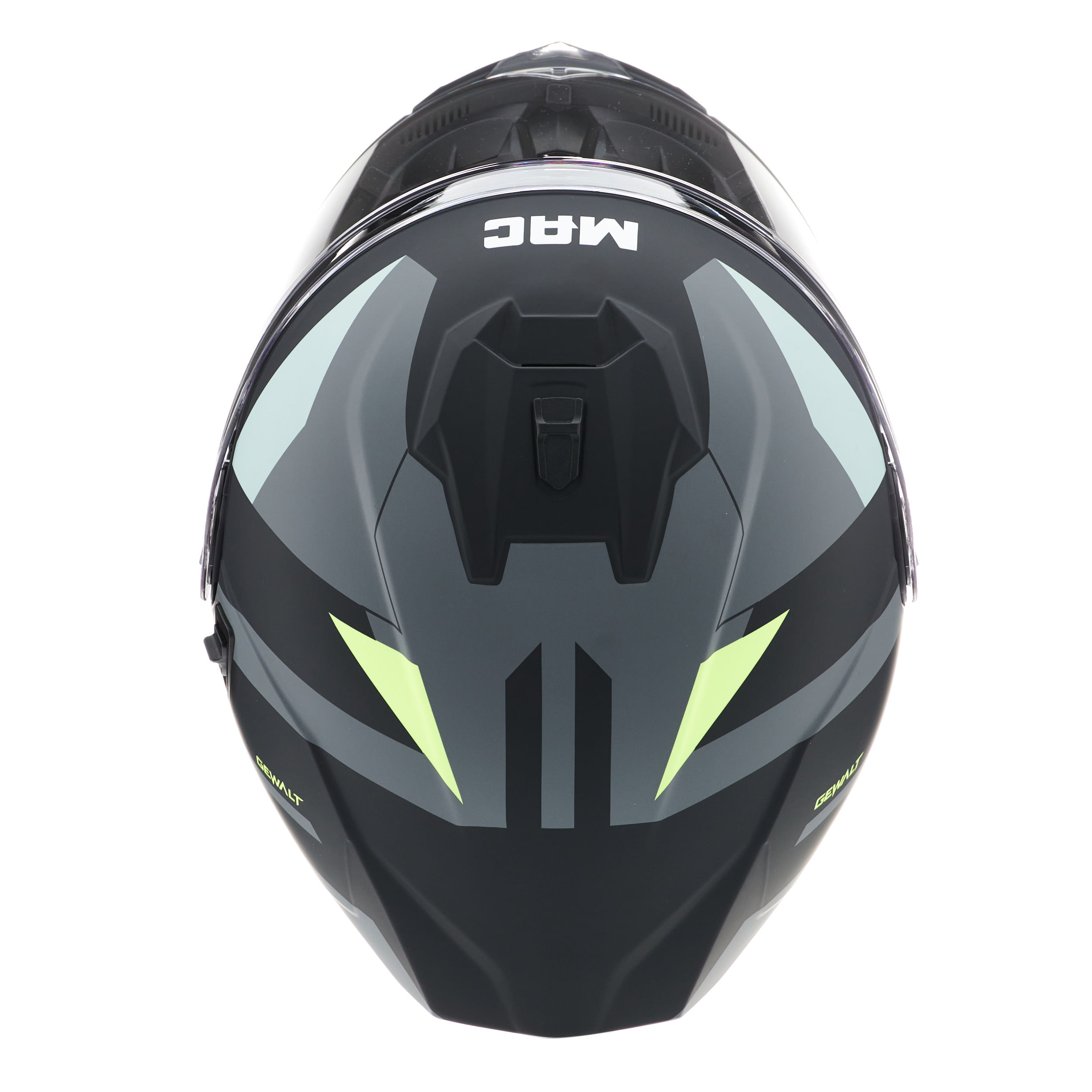 Casco MAC 166 Blaze Gewalt Gris / Amarillo / Mate