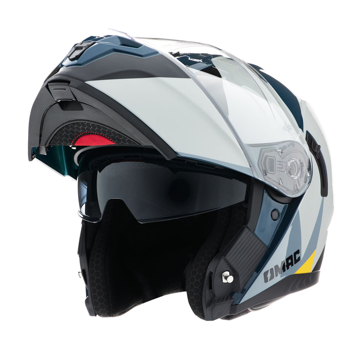Casco MAC 166 Blaze Monarch Negro / Gris / Brillo