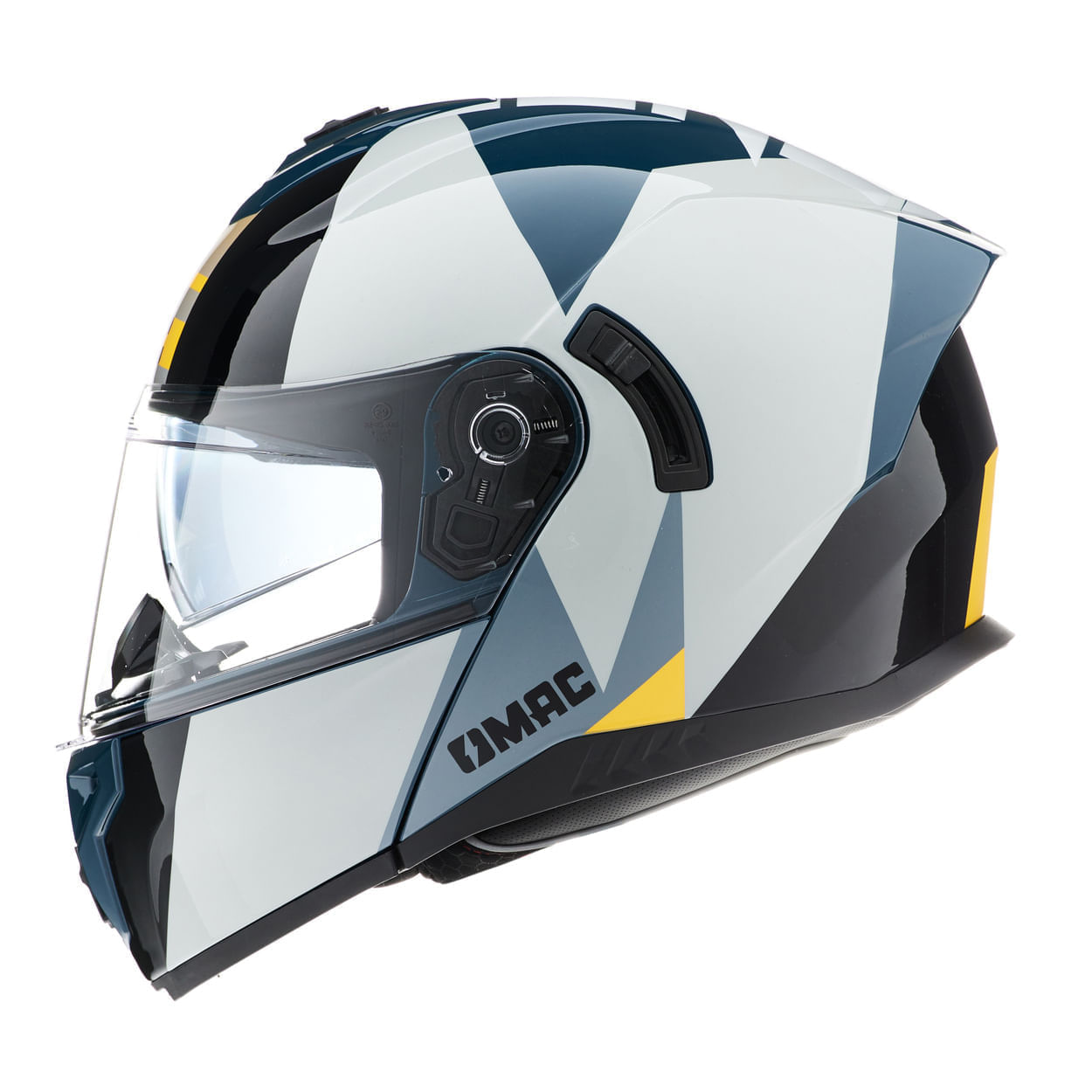 Casco MAC 166 Blaze Monarch Negro / Gris / Brillo