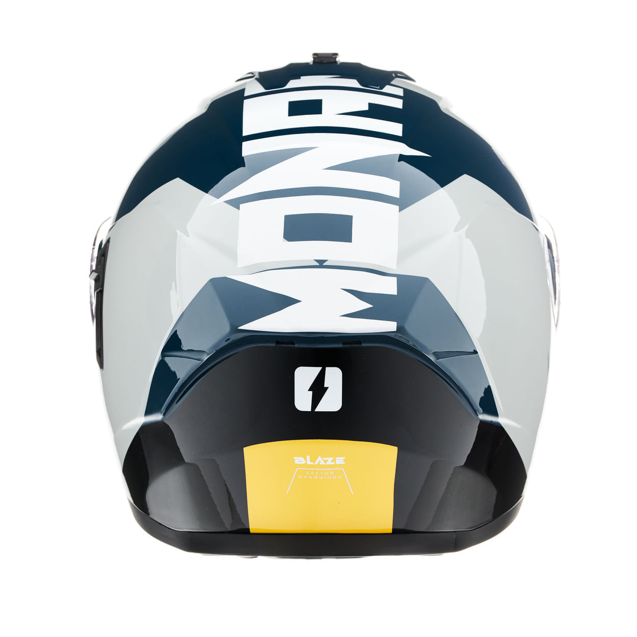 Casco MAC 166 Blaze Monarch Negro / Gris / Brillo