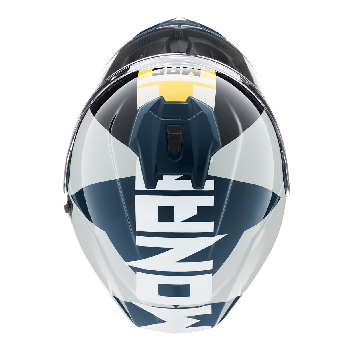 Casco MAC 166 Blaze Monarch Negro / Gris / Brillo