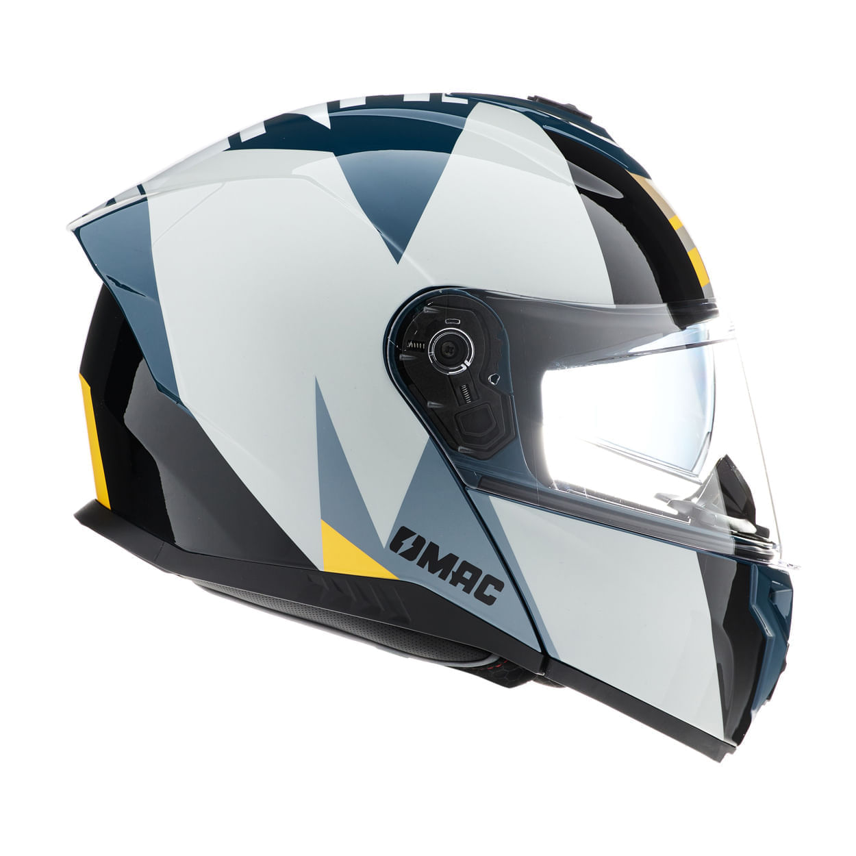 Casco MAC 166 Blaze Monarch Negro / Gris / Brillo