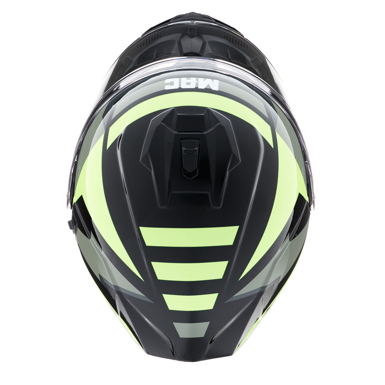 Casco MAC 166 Blaze Afrox Negro / Amarillo / Brillo