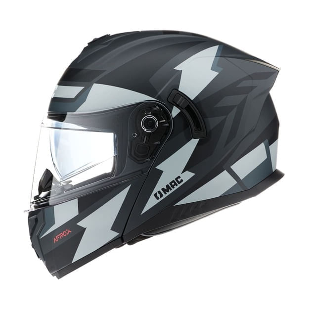Casco MAC 166 Blaze Afrox Negro / Gris / Mate