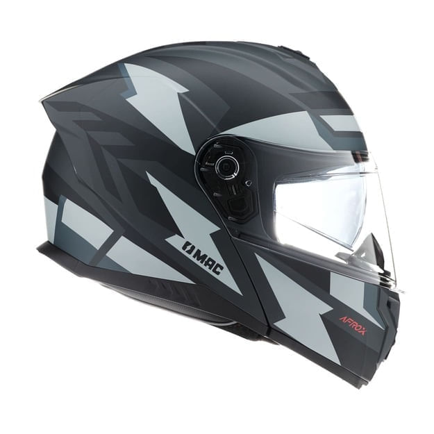 Casco MAC 166 Blaze Afrox Negro / Gris / Mate