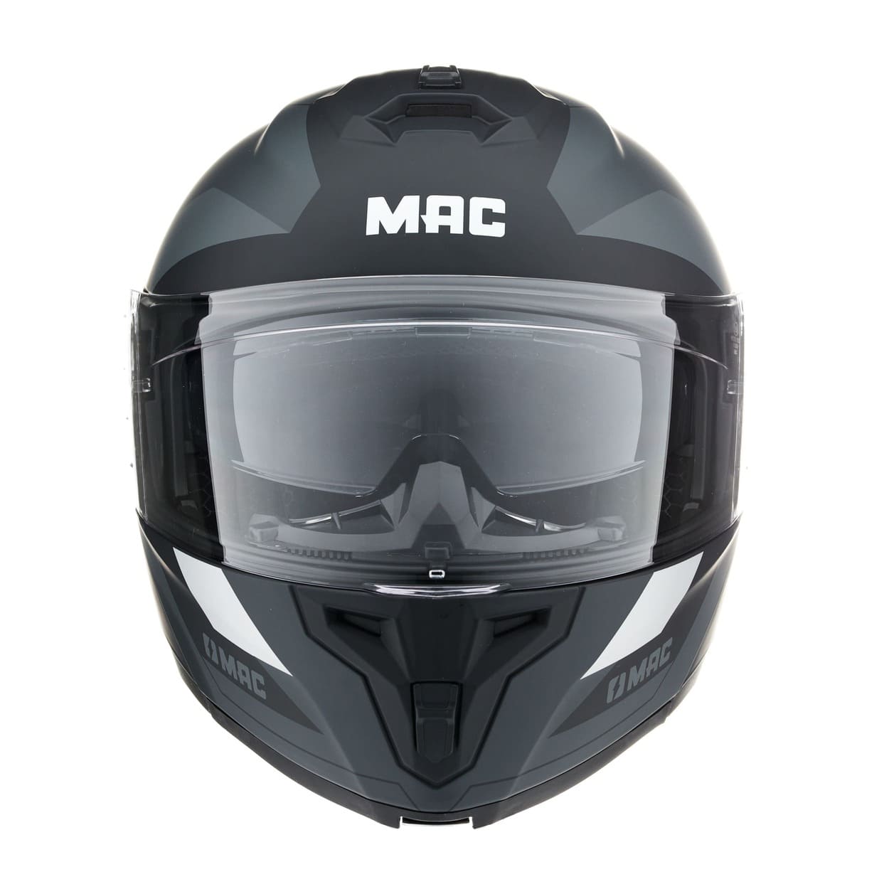 Casco MAC 166 Blaze Gewalt Negro / Gris / Mate