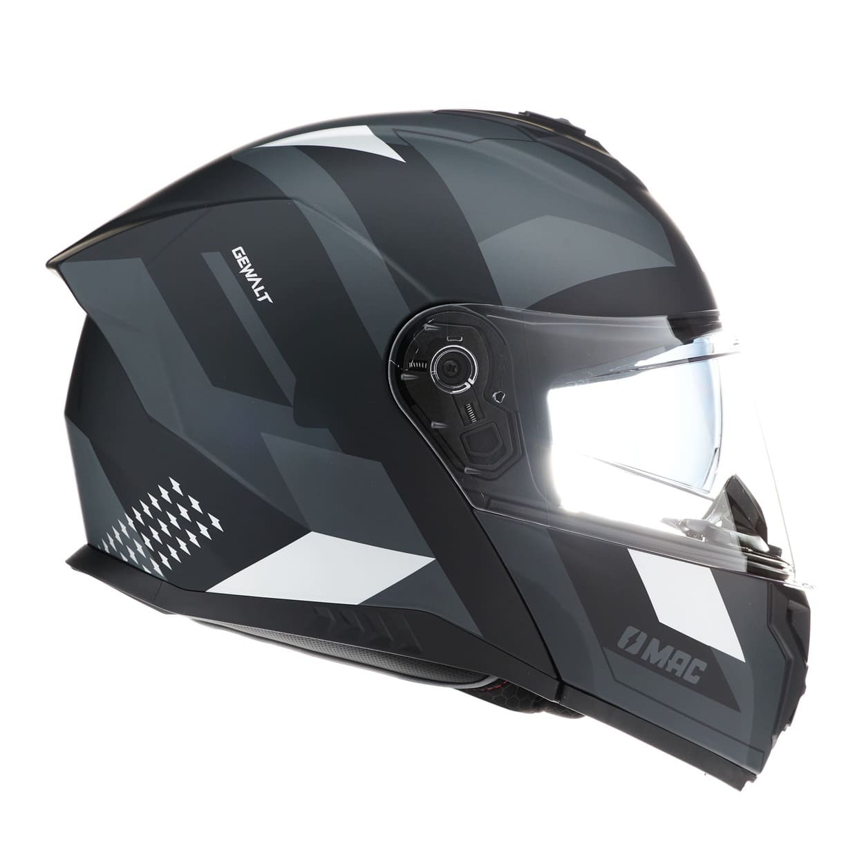 Casco MAC 166 Blaze Gewalt Negro / Gris / Mate