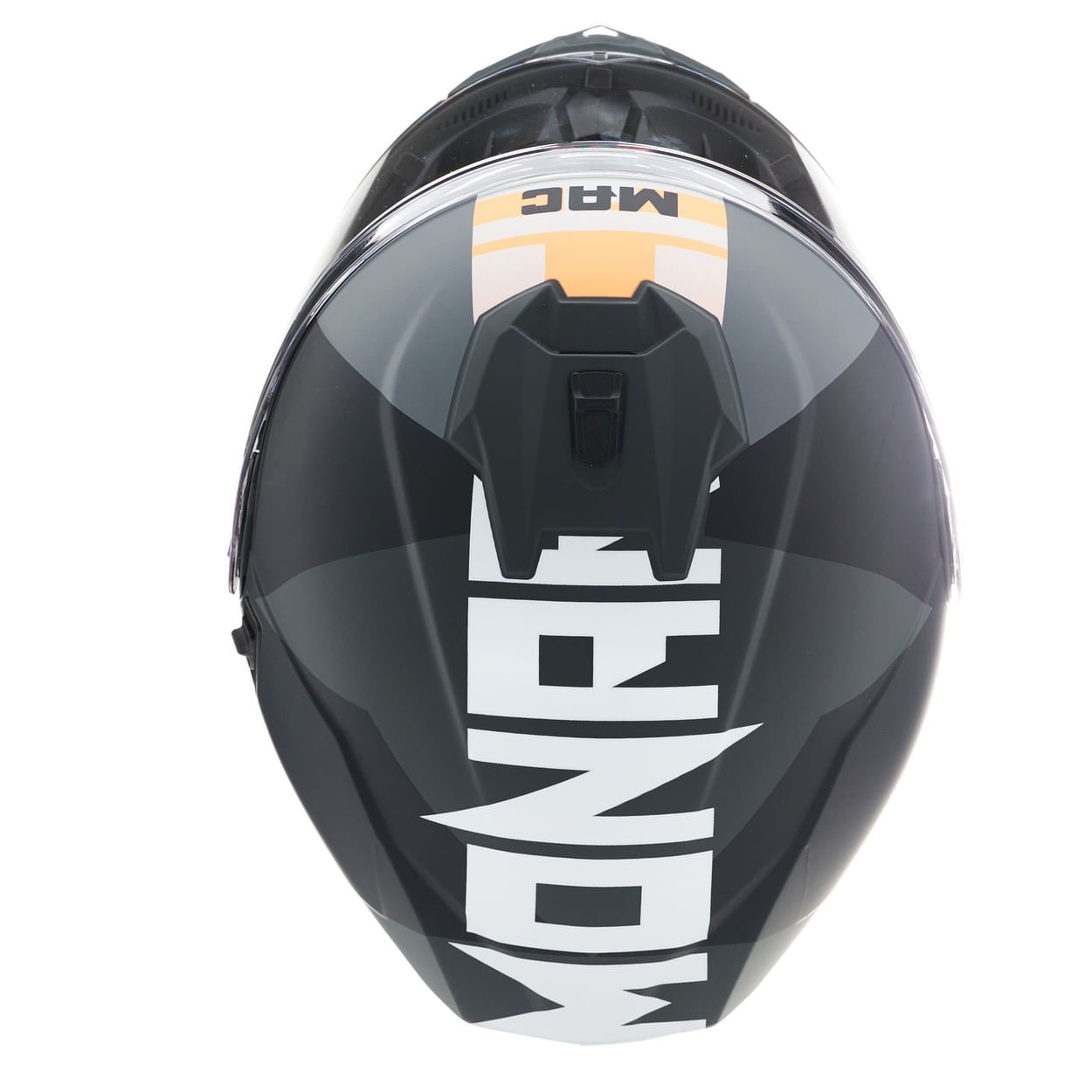 Casco MAC 166 Blaze Monarch Negro / Naranja / Mate