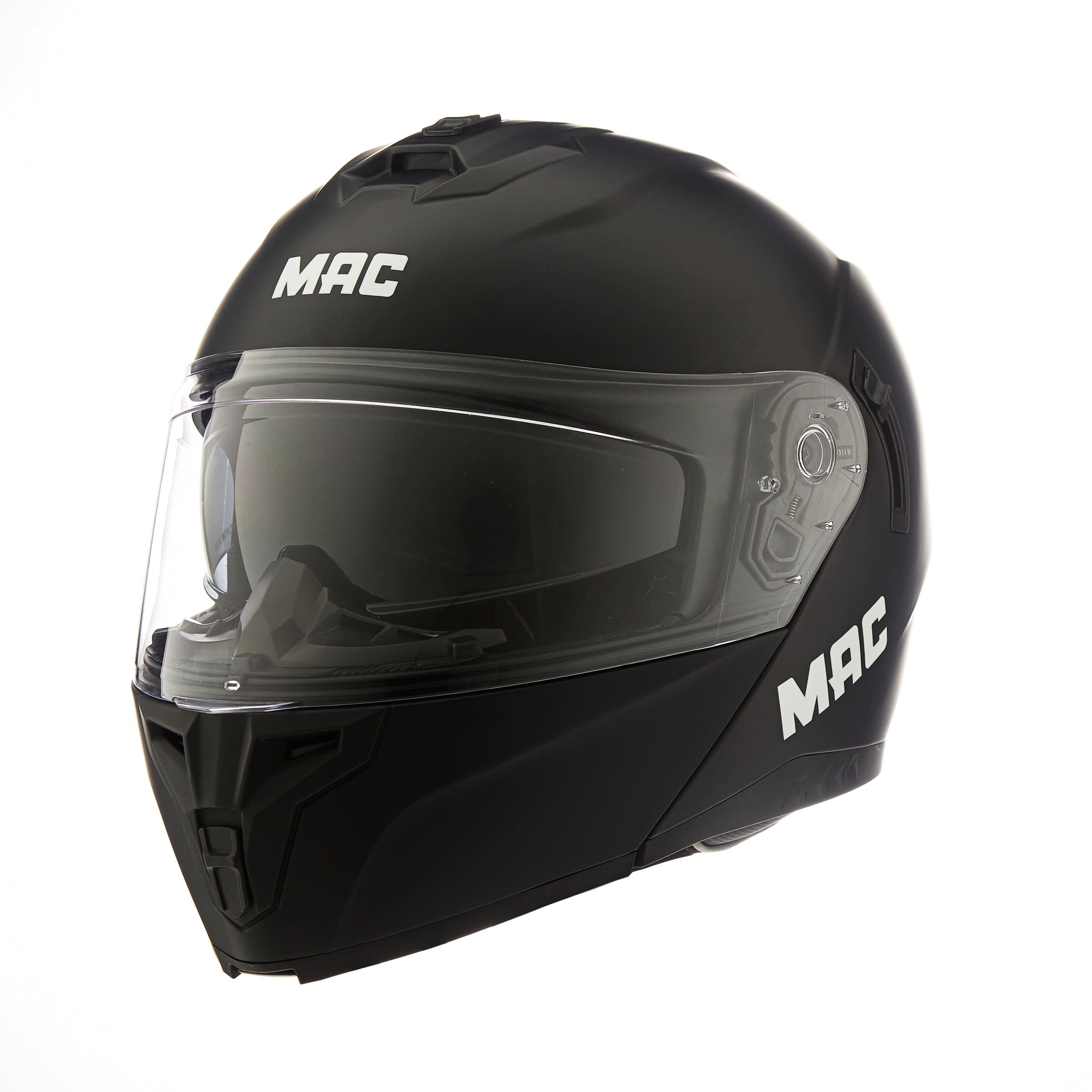 Casco MAC 166 Blaze Solid Negro / Mate